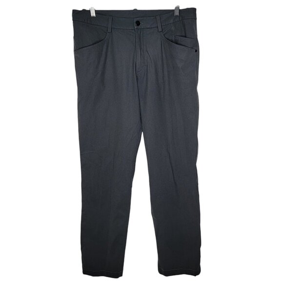 Lululemon ABC Pants 32 x 30 Dark Gray Straight Leg Casual 6 Pocket Performance‎ - Picture 1 of 5